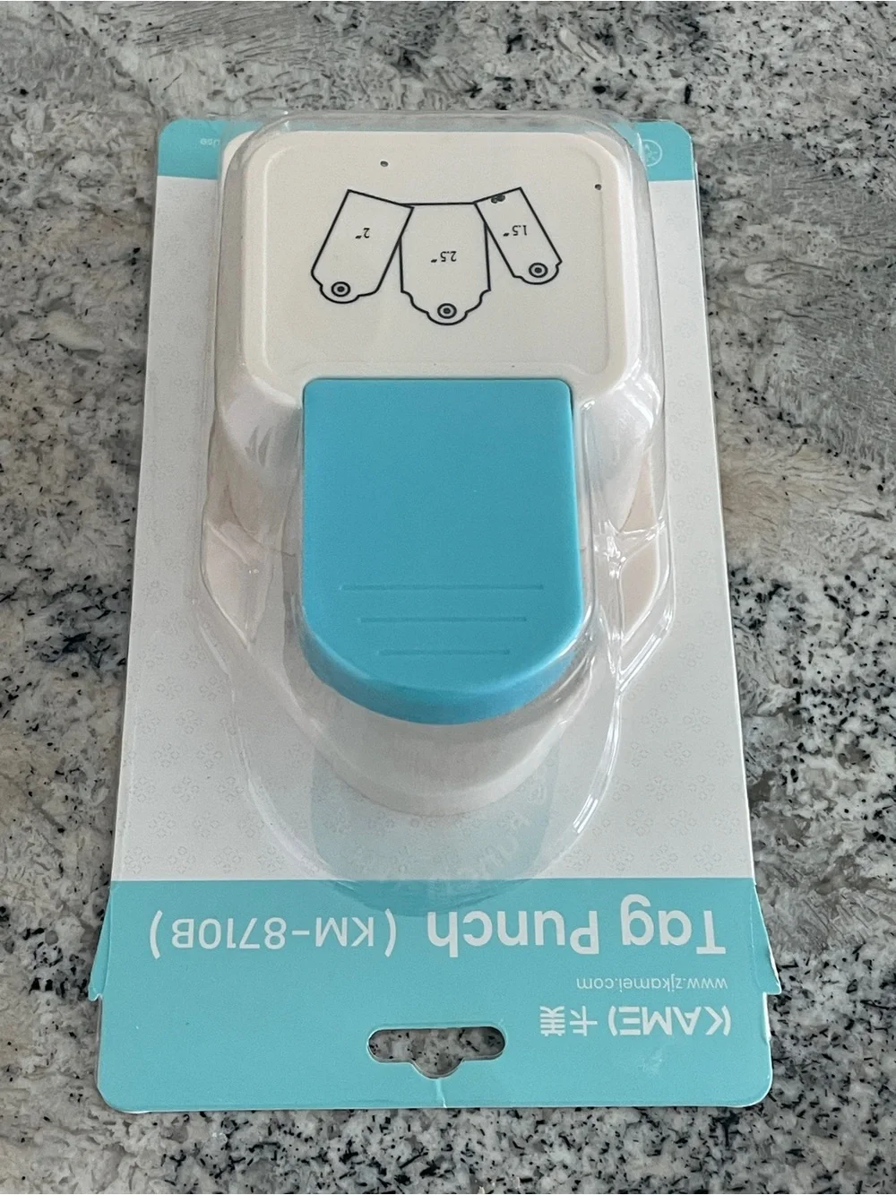 3 in 1 Craft Tag Punch 1.5/2/2.5 Inch Gift Tag Paper Puncher Scrapbook